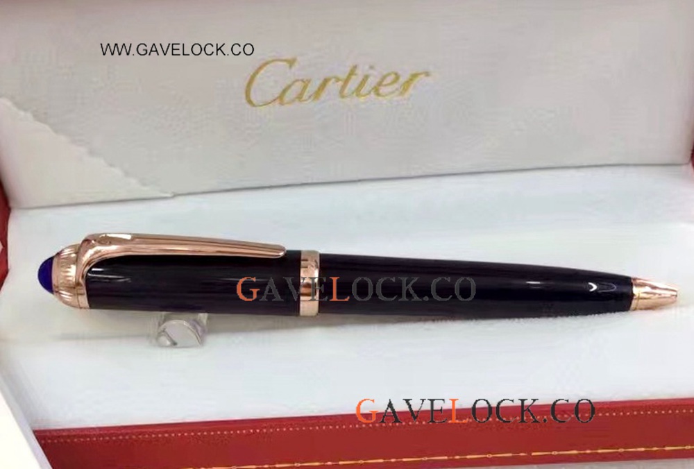 Cartier Roadster Rose Gold Clip Ballpoint Cartier Pens Online